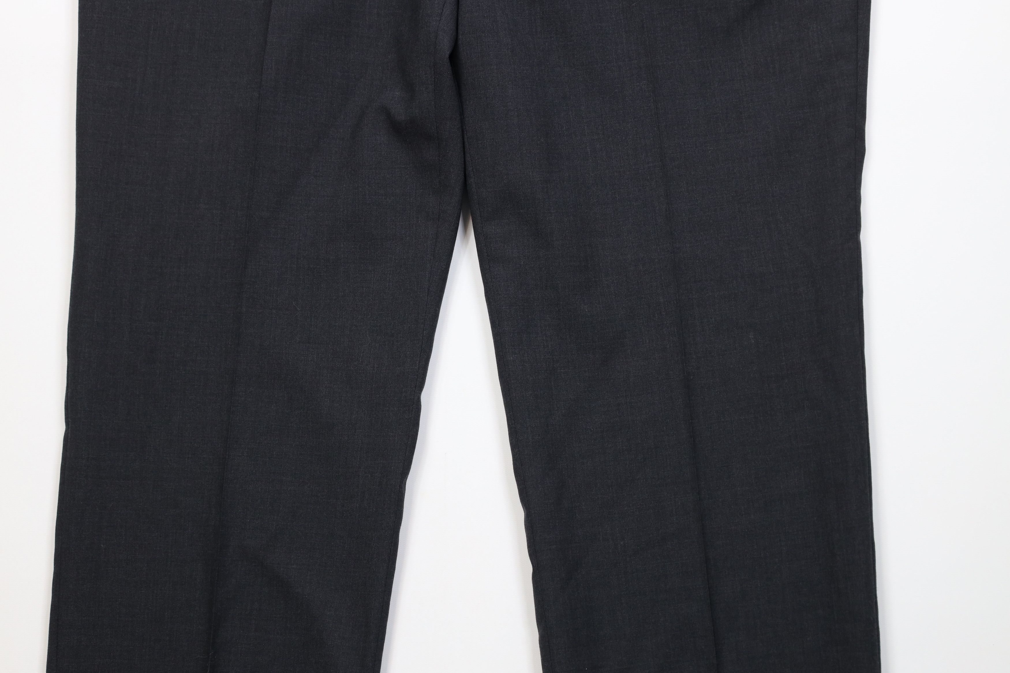 Vintage Vintage 90s Streetwear Wide Leg Chino Pants Charcoal Gray Size US 42 / EU 58 - 3 Thumbnail
