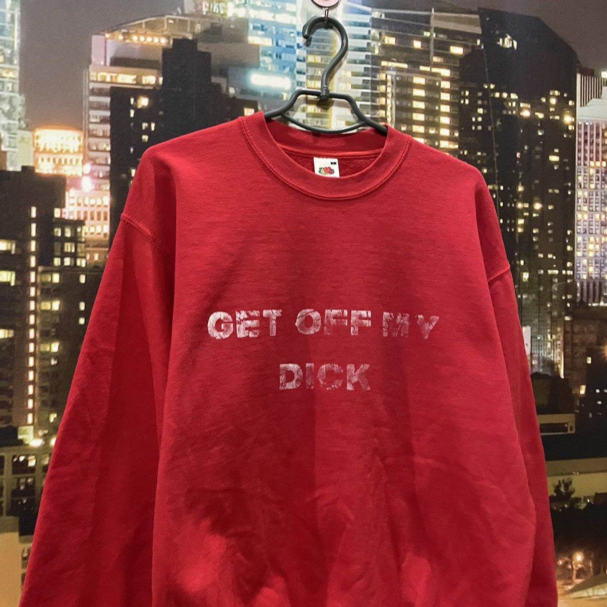 Band Tees HUMOR SWEATER GET OFF MY DICK PORNO STAR T SHIRT Size US L / EU 52-54 / 3 - 2 Thumbnail
