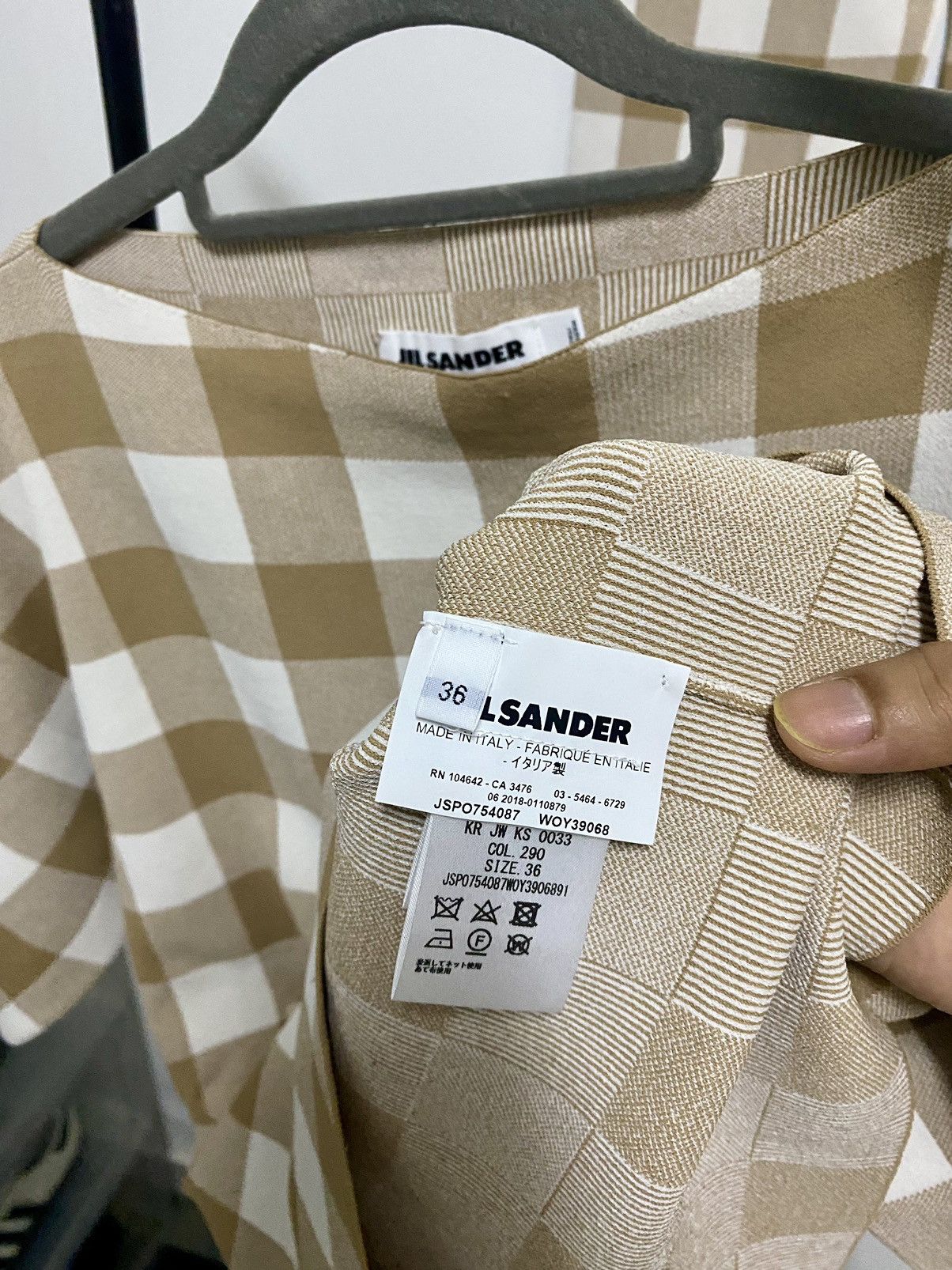 Jil Sander 🔥BULK ITEM🔥One set Jil sander Checkered Sleepwear Size S / US 4 / IT 40 - 4 Thumbnail