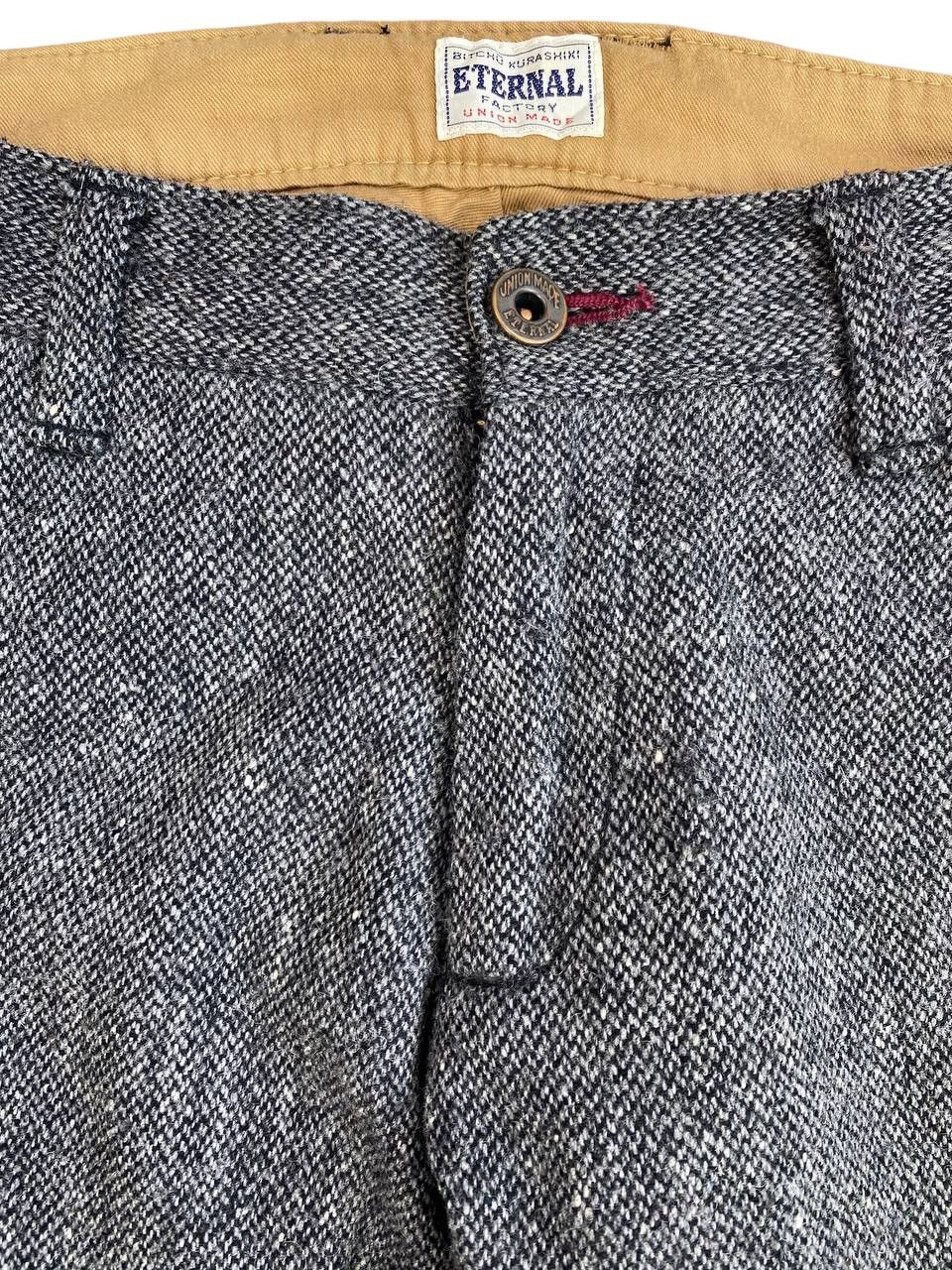 Eternal 2000’s Eternal Wool Salt and Peeper Cargo Pants Size US 28 / EU 44 - 4 Thumbnail