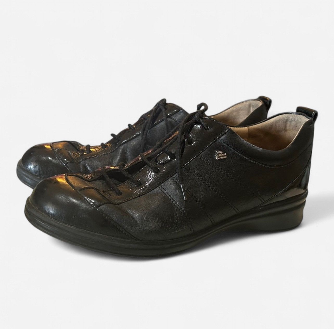 Other Finn Comfort Calfskin Leather Black Comfy Sneakers Size 5 Size US 5 / IT 35 - 1 Thumbnail