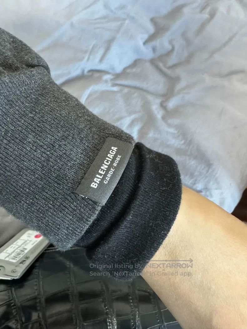 Balenciaga Balenciaga Small Version Grey Sweatshirt Jacket Size US M / EU 48-50 / 2 - 3 Thumbnail