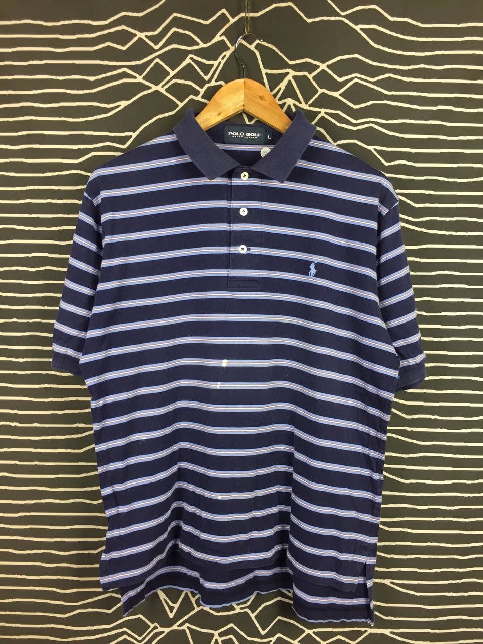 Ralph Lauren Vtg Ralph Lauren Polo Golf Preppy Sportswear Stripe Polo Tee Size US L / EU 52-54 / 3 - 1 Thumbnail