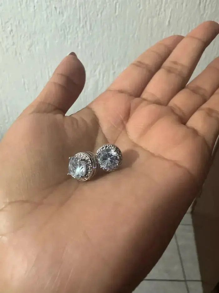 Jewelry Cubic Silver Style Rhinestone Earrings Size ONE SIZE - 6 Thumbnail