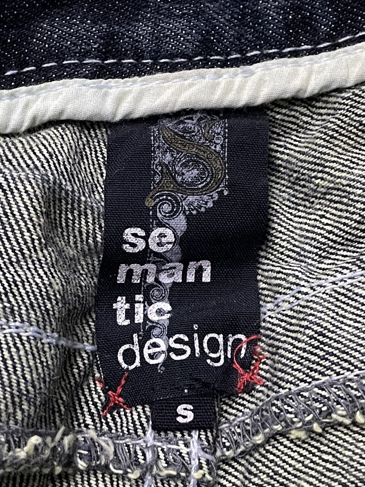 If Six Was Nine × Le Grande Bleu (L.G.B.) × semanticdesign Semantic Design Japan Multi Zipper Slant Pocket Flared Jeans Size US 30 / EU 46 - 20 Thumbnail
