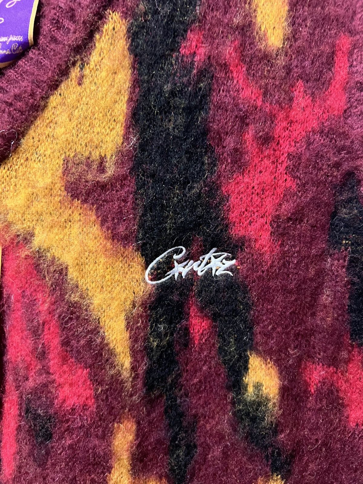Corteiz Corteiz Mohair Blend Camo Light Knit Vest Sweater Size US S / EU 44-46 / 1 - 5 Thumbnail