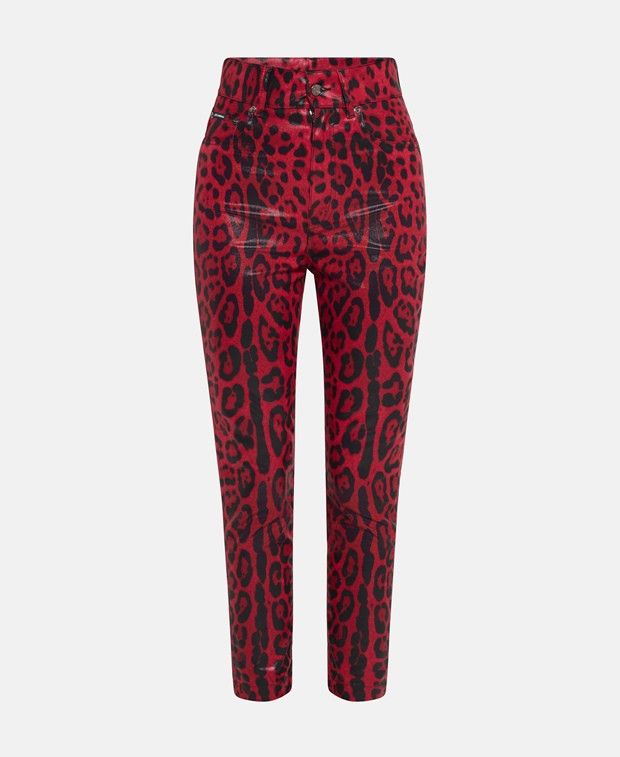Dolce & Gabbana Leather-look trousers Size 30" / US 8 / IT 44 - 1 Thumbnail