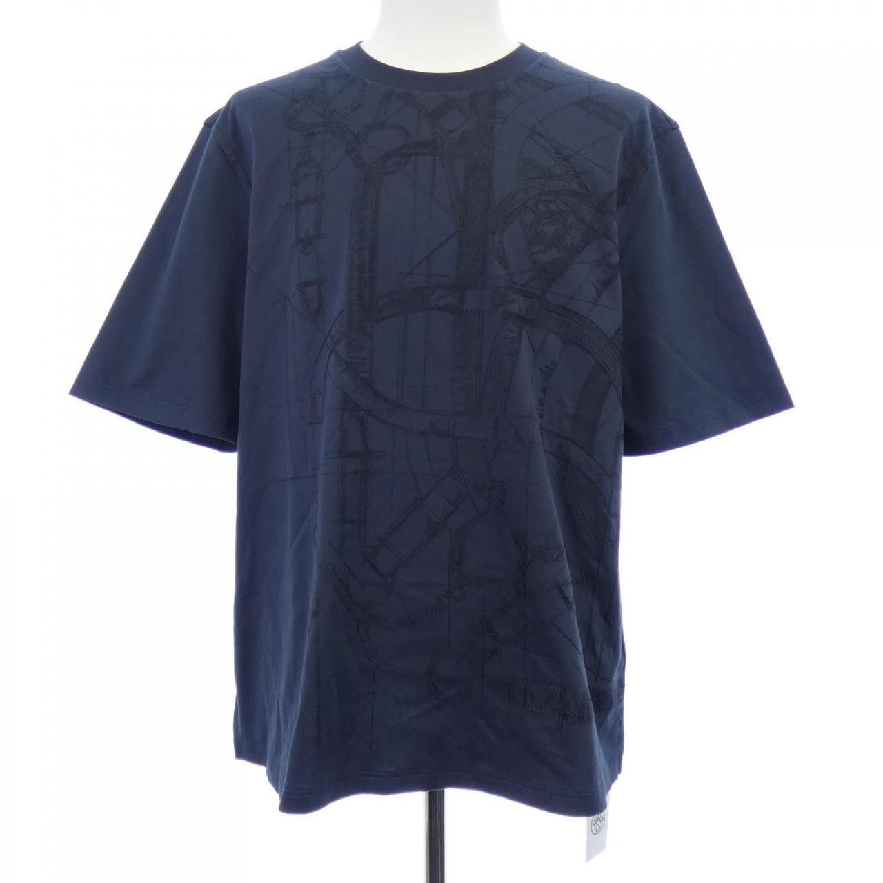 Hermes Hermes Hermes Cavalcadour Griffonne Cotton T Shirt Textile T-Shirts DUTY FREE for USA Size ONE SIZE - 1 Thumbnail