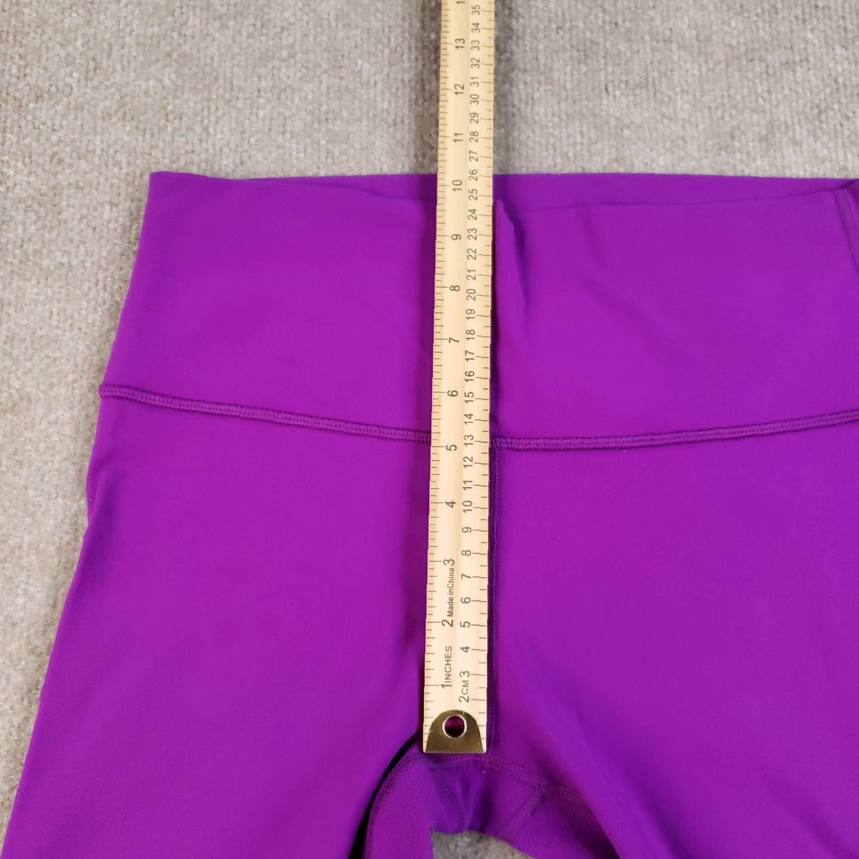 Lululemon Lululemon Wunder Under Leggings Womens Size 10 Purple Mid Rise Crop Stretch Size 32" / US 10 / IT 46 - 7 Thumbnail
