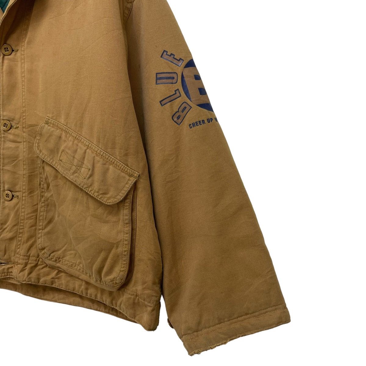 United Colors Of Benetton 🔥Benneton Blue Family Bondage Jacket Size US M / EU 48-50 / 2 - 6 Thumbnail