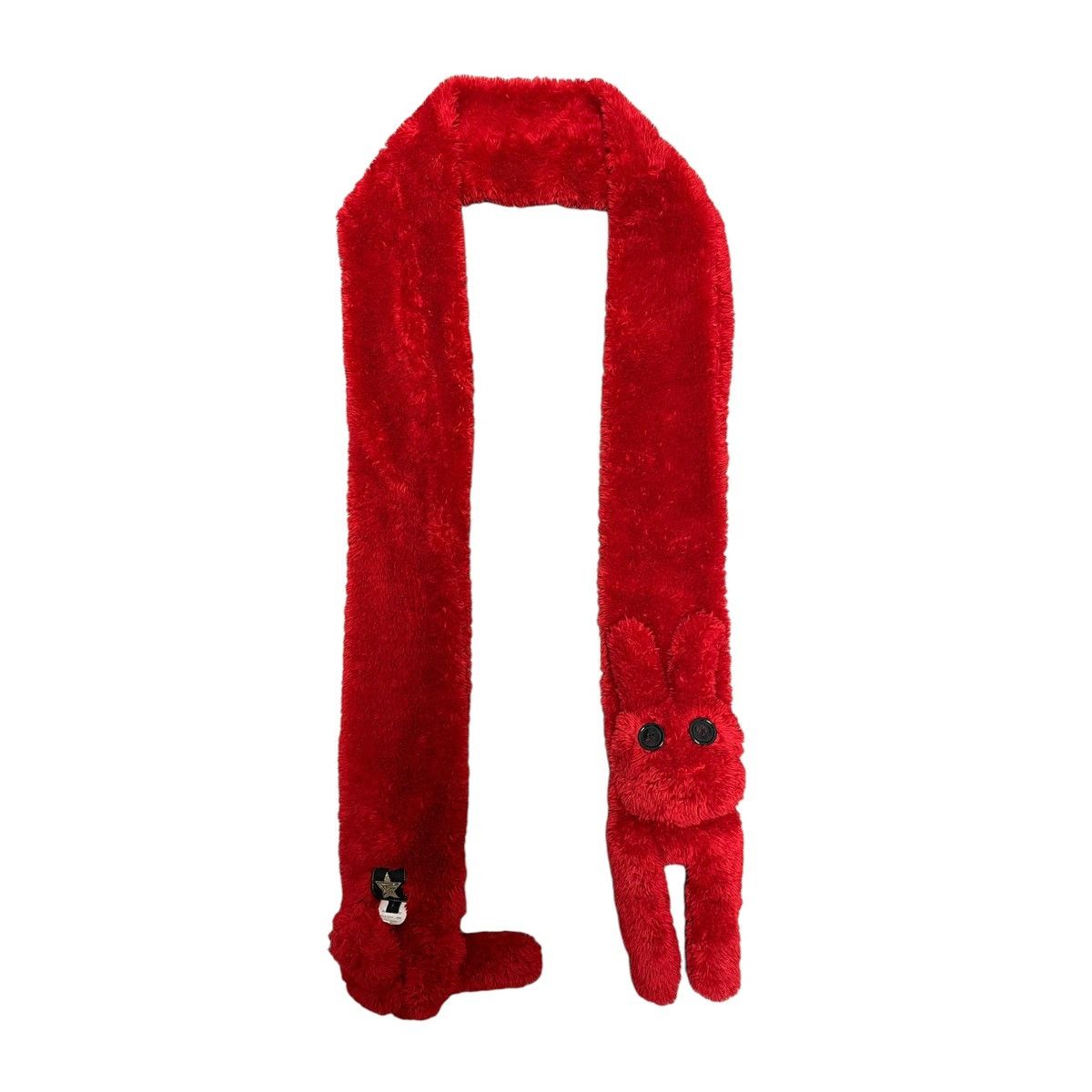 image of 20471120 Hyoma Bunny Scarf in Red, Women's