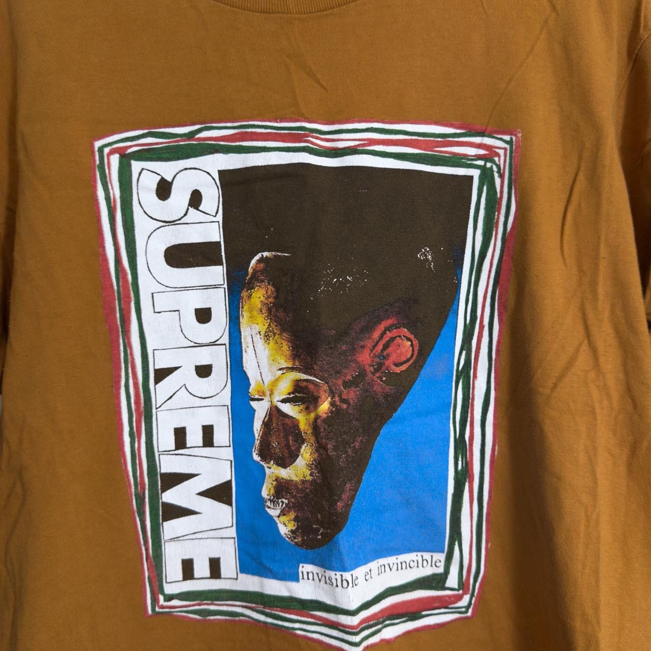 Supreme Supreme Mask Tee Burnt Orange Size US L / EU 52-54 / 3 - 2 Thumbnail