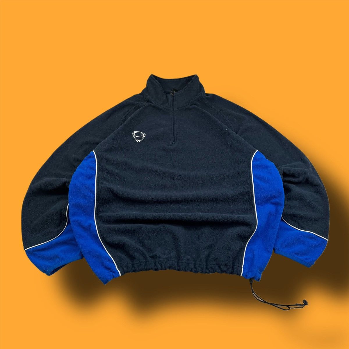 Nike × Vintage NIKE VINTAGE TEDDY FLEECE BAS LOGO OVERSIZE BOXY SWEATSHIRT Size US XL / EU 56 / 4 - 1 Thumbnail