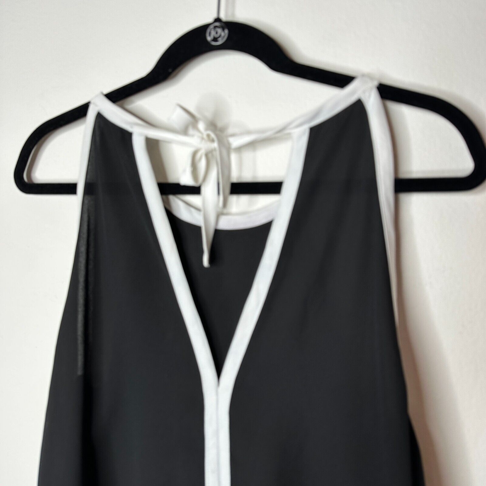 Other FATE Black & White Lined Stripe Tie Side Back Halter Top S Size S / US 4 / IT 40 - 7 Thumbnail