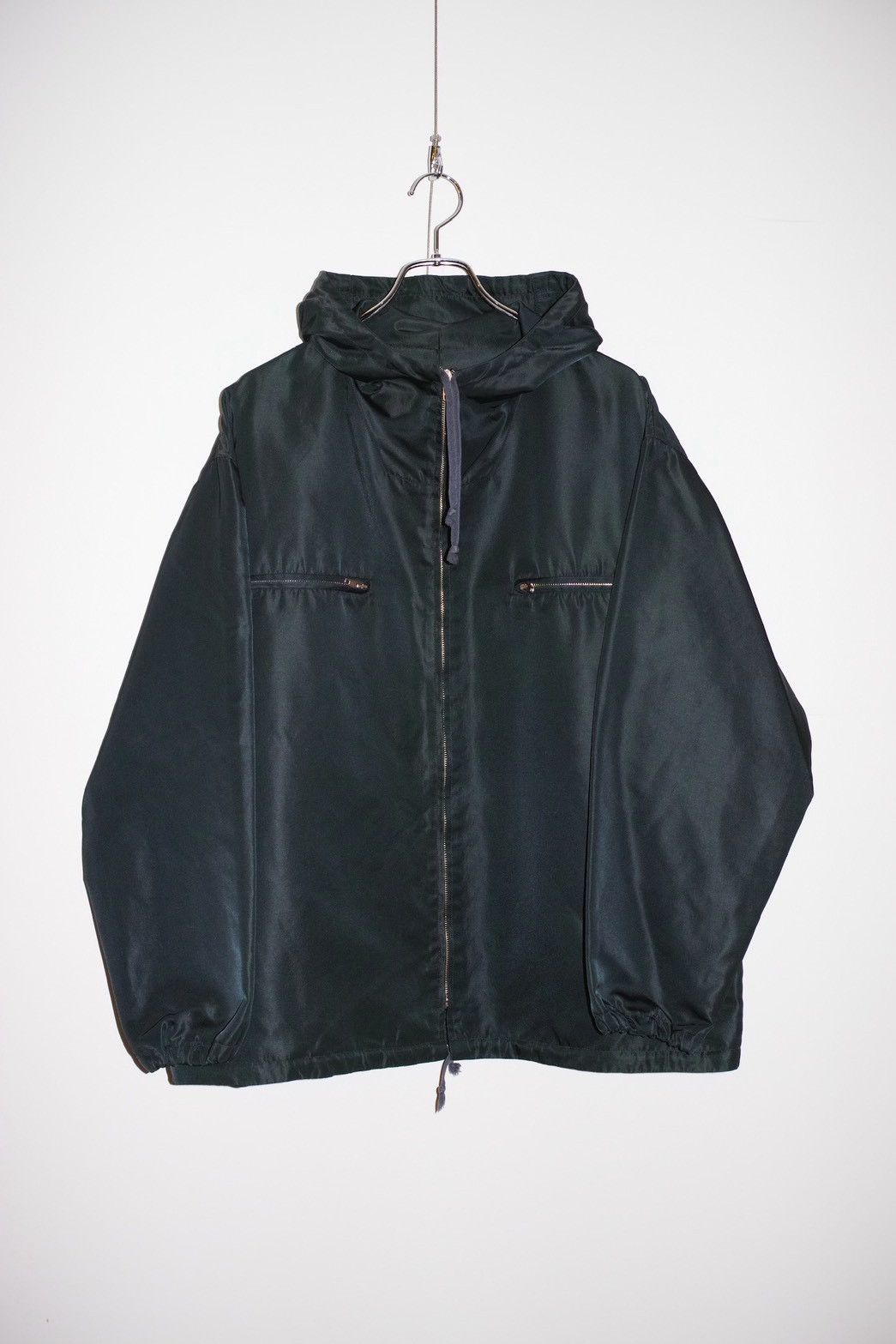 Helmut Lang Helmut Lang 97AW Hooded Zipped Nylon Blouson Size XXL Size US XXL / EU 58 / 5 - 1 Thumbnail