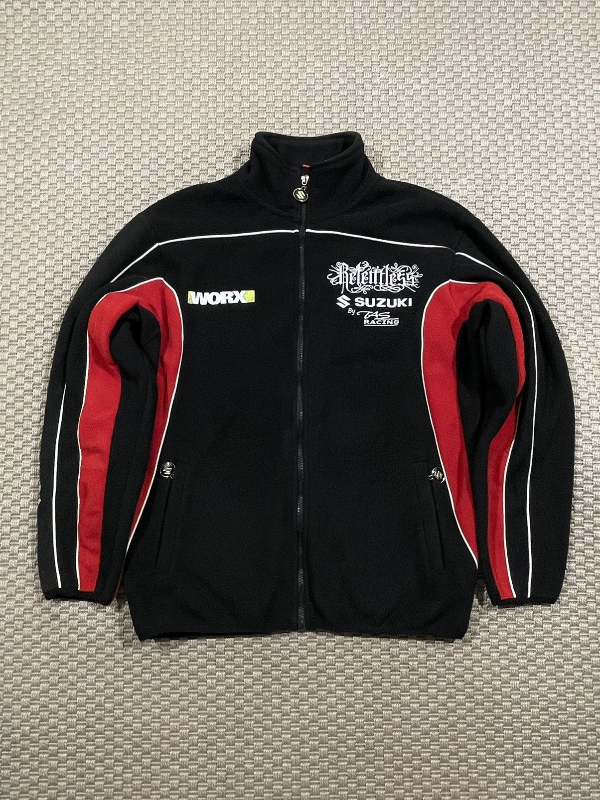 Japanese Brand × Vintage Suzuki x Relentless Fleece Size US S / EU 44-46 / 1 - 1 Thumbnail
