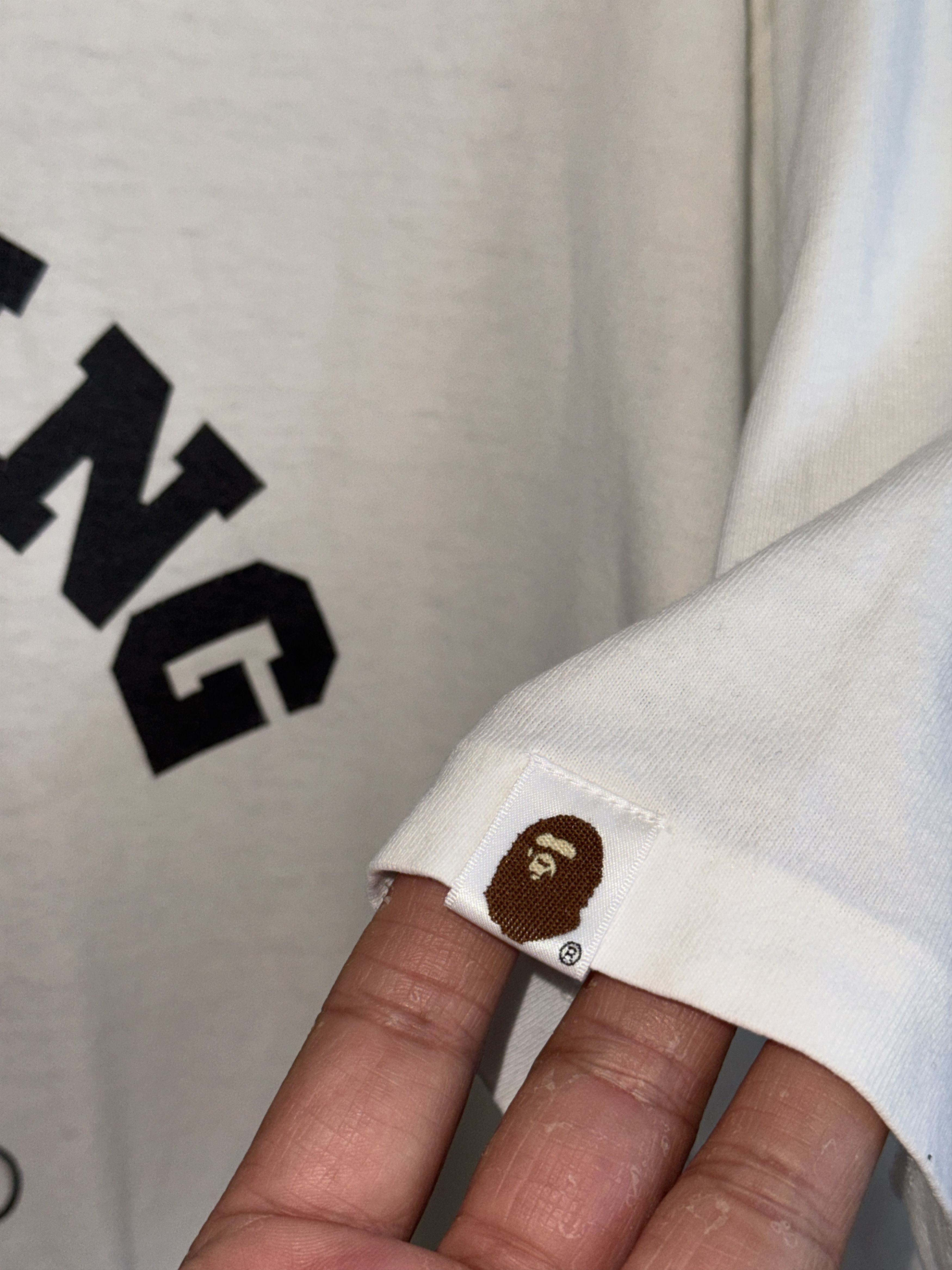 Bape A Bathing Ape Bape 3 Head Vintage T-Shirt Size US L / EU 52-54 / 3 - 4 Thumbnail