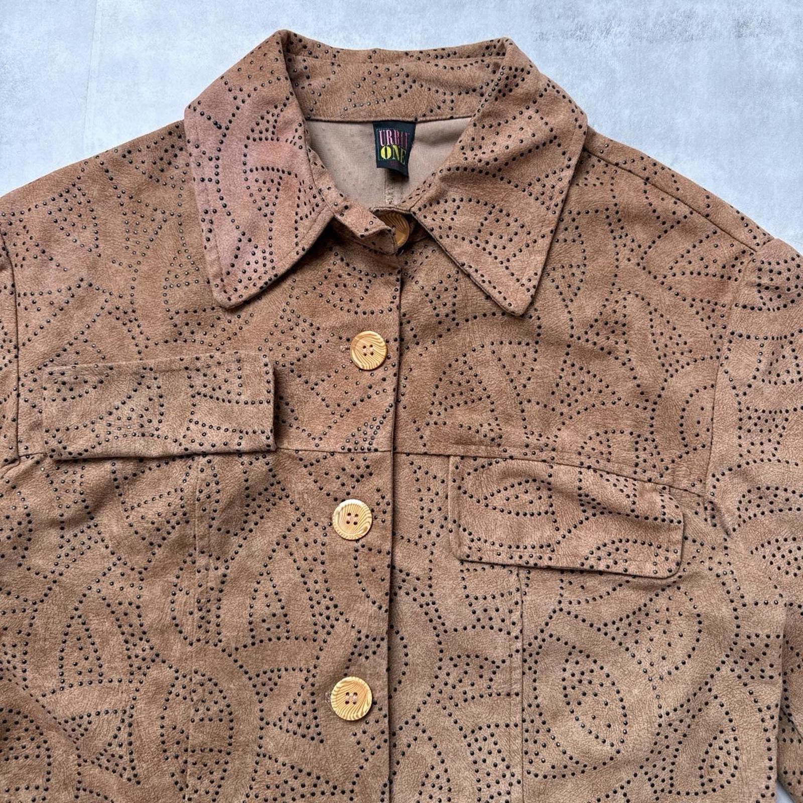 Other Y2K Urban One brown suede button up 00s jacket Size M / US 6-8 / IT 42-44 - 6 Thumbnail