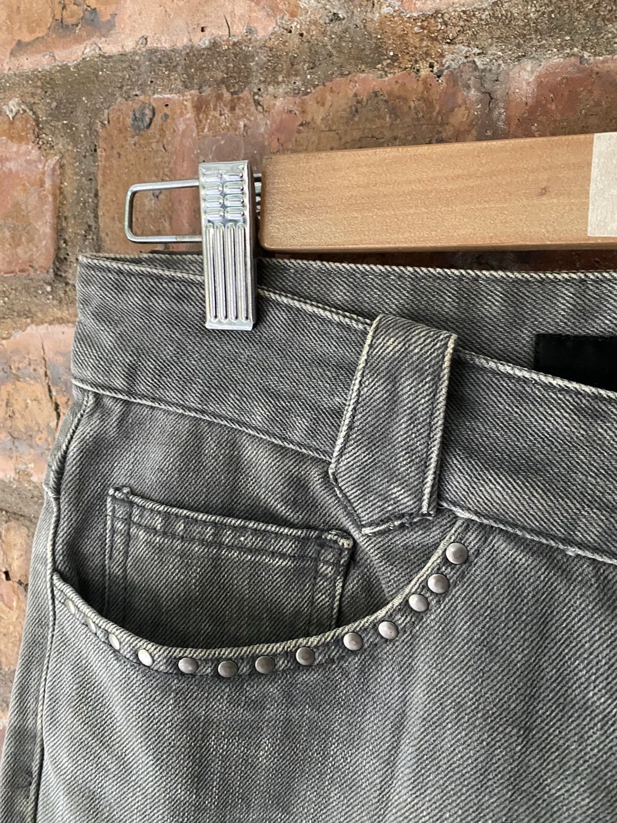 Schlussel 2000s Snake and stud denim Size US 30 / EU 46 - 6 Thumbnail