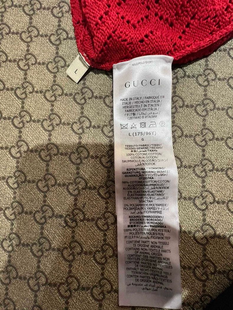 Gucci Gucci Adidas Adidas co-branded red cotton polo short-sleeve Size XS / US 0-2 / IT 36-38 - 5 Thumbnail