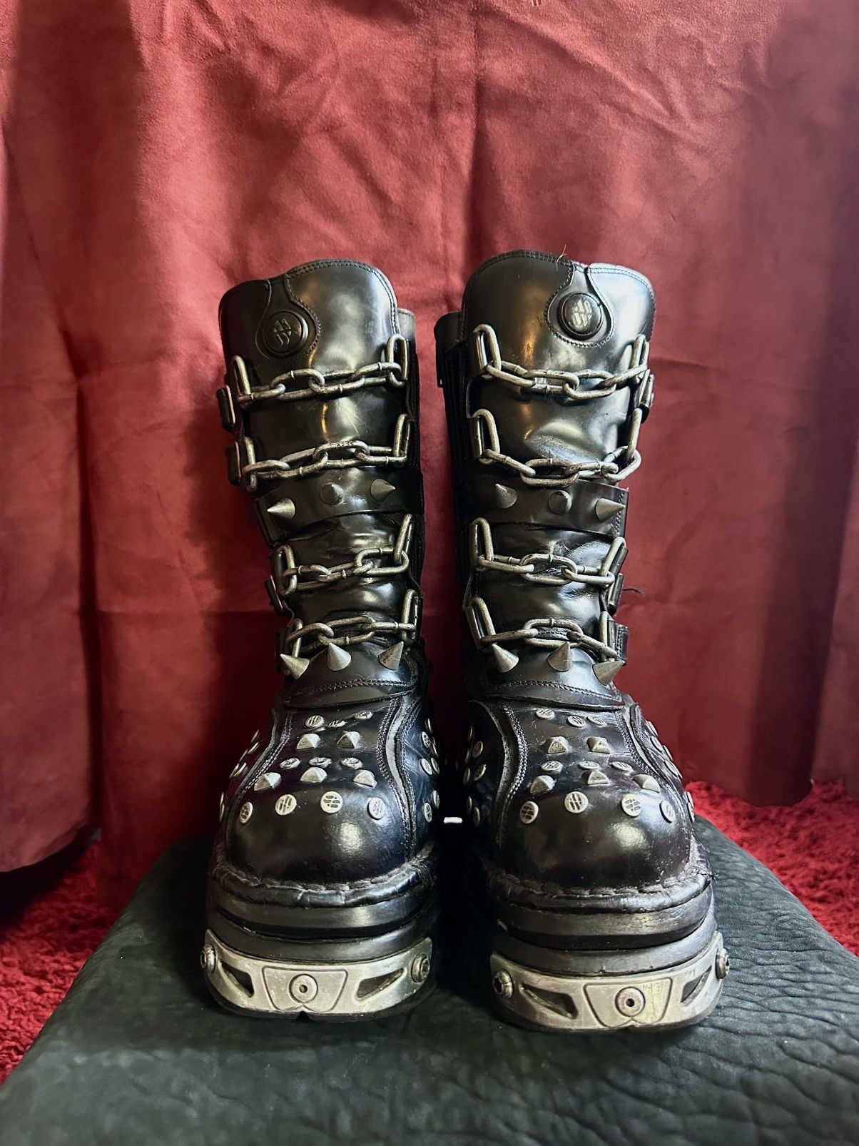 New Rock New Rock Gothic Punk Platform Boots Size US 5.5 / IT 35.5 - 2 Thumbnail