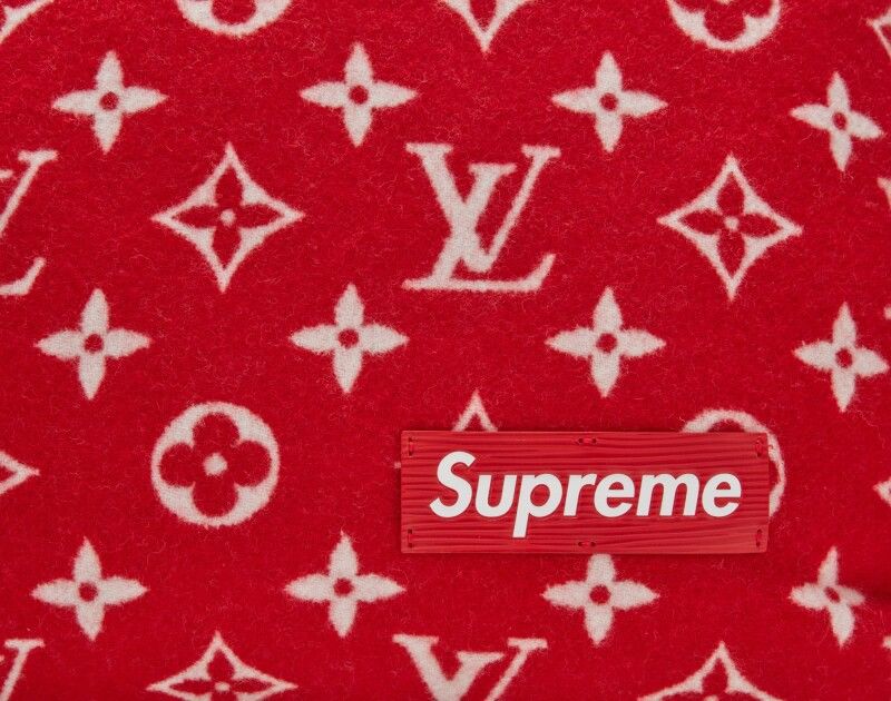 Louis Vuitton × Supreme 💥RARE💥 LV X Supreme Monogram Pillow Size ONE SIZE - 3 Thumbnail