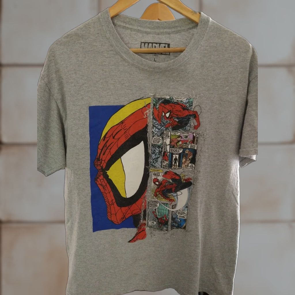 Vintage VINTAGE Marvel Spider-Man T-Shirt Size L Gray Men shirt Size US L / EU 52-54 / 3 - 1 Thumbnail