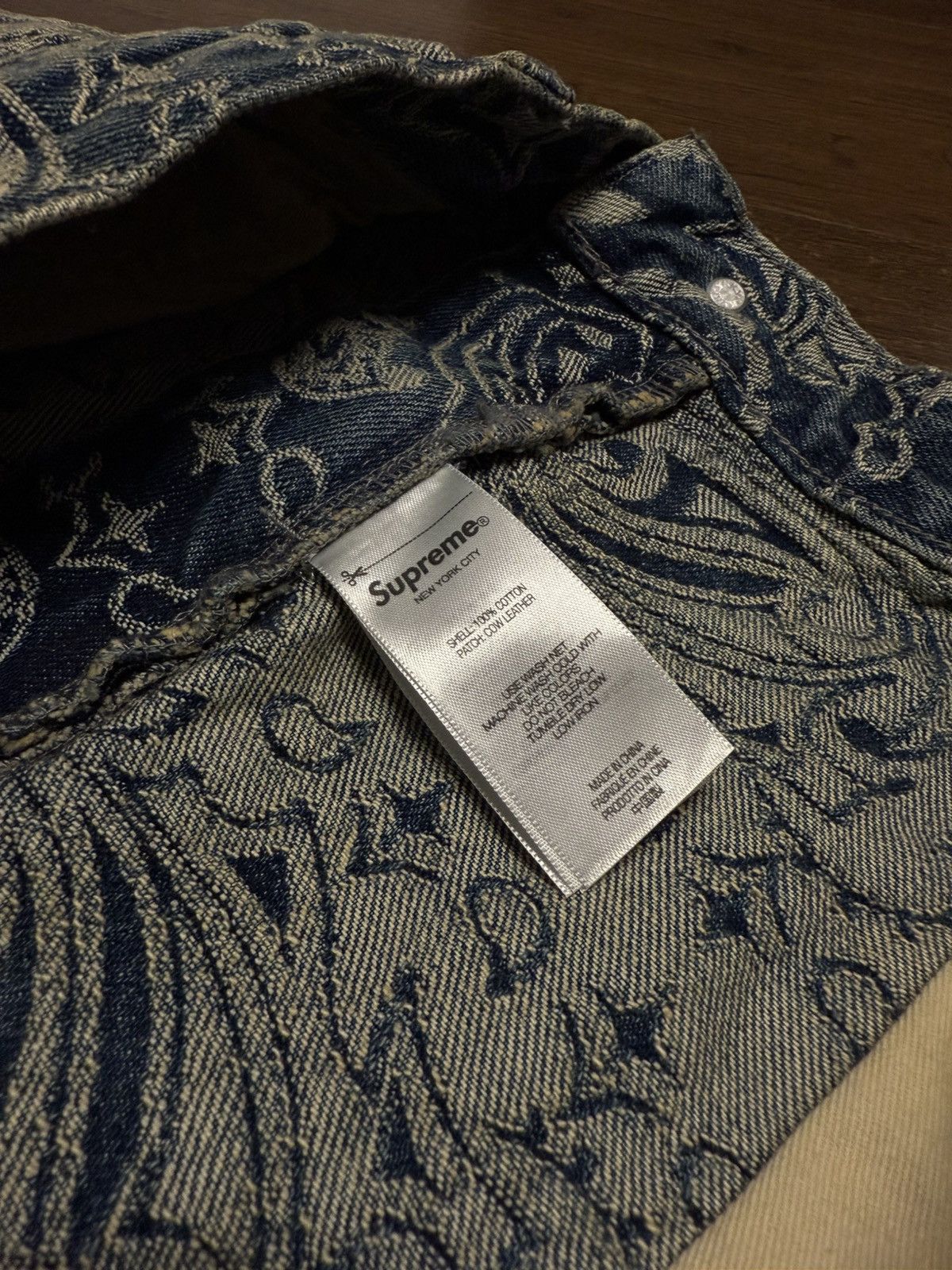 Supreme Supreme Bandana Jacquard Baggy Jean Blue Size US 38 / EU 54 - 11 Thumbnail