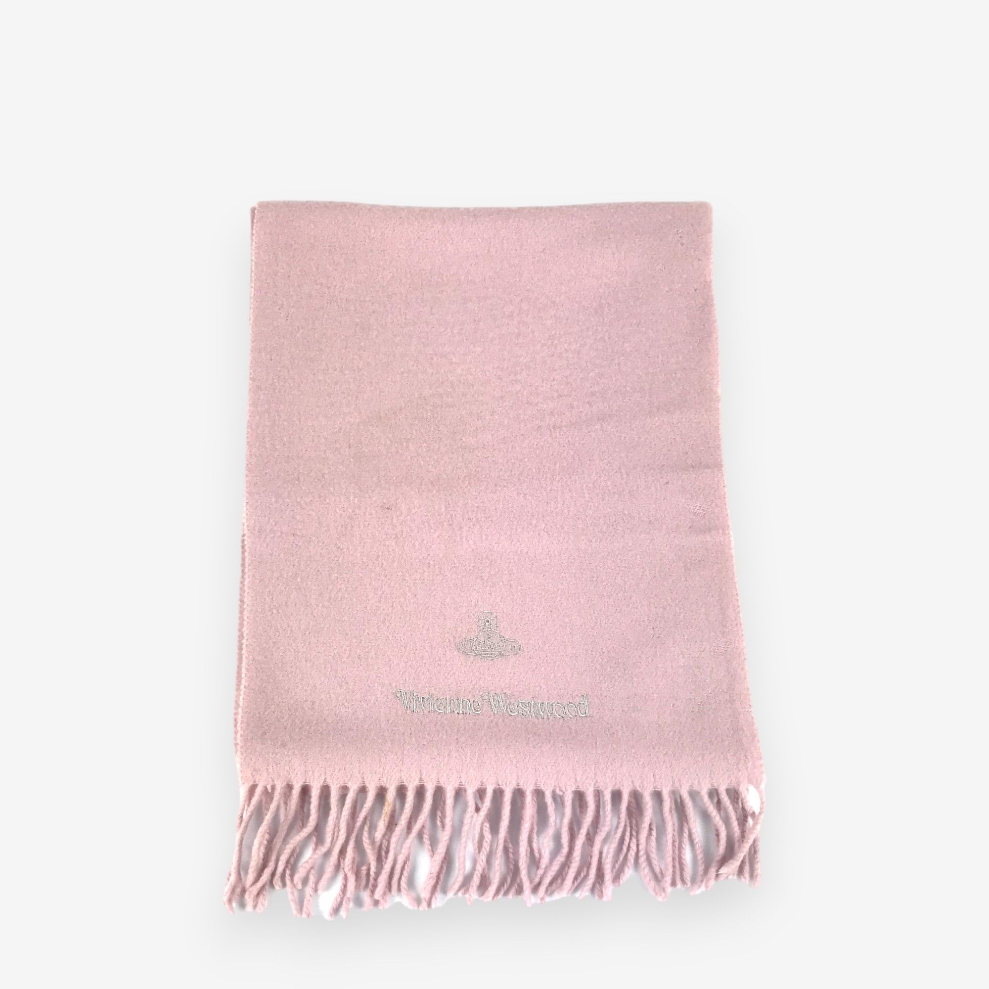 Vintage × Vivienne Westwood Vintage Vivienne Westwood Scarf Muffler Orbs Wool Scarves Size ONE SIZE - 3 Thumbnail