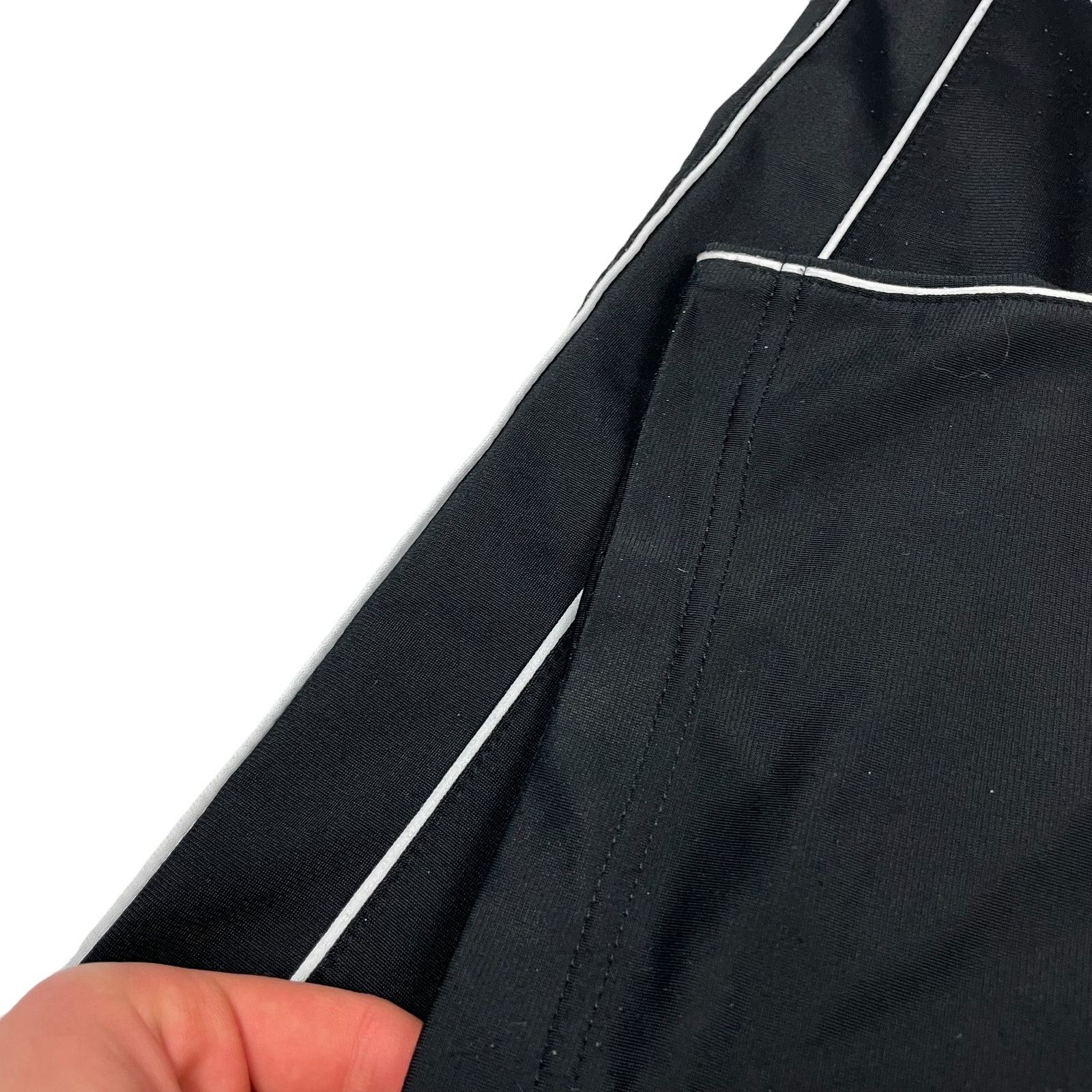 Nike × Vintage Nike Adult Black Polyester Logo Drawstring Track Pants Small Size US 30 / EU 46 - 3 Thumbnail