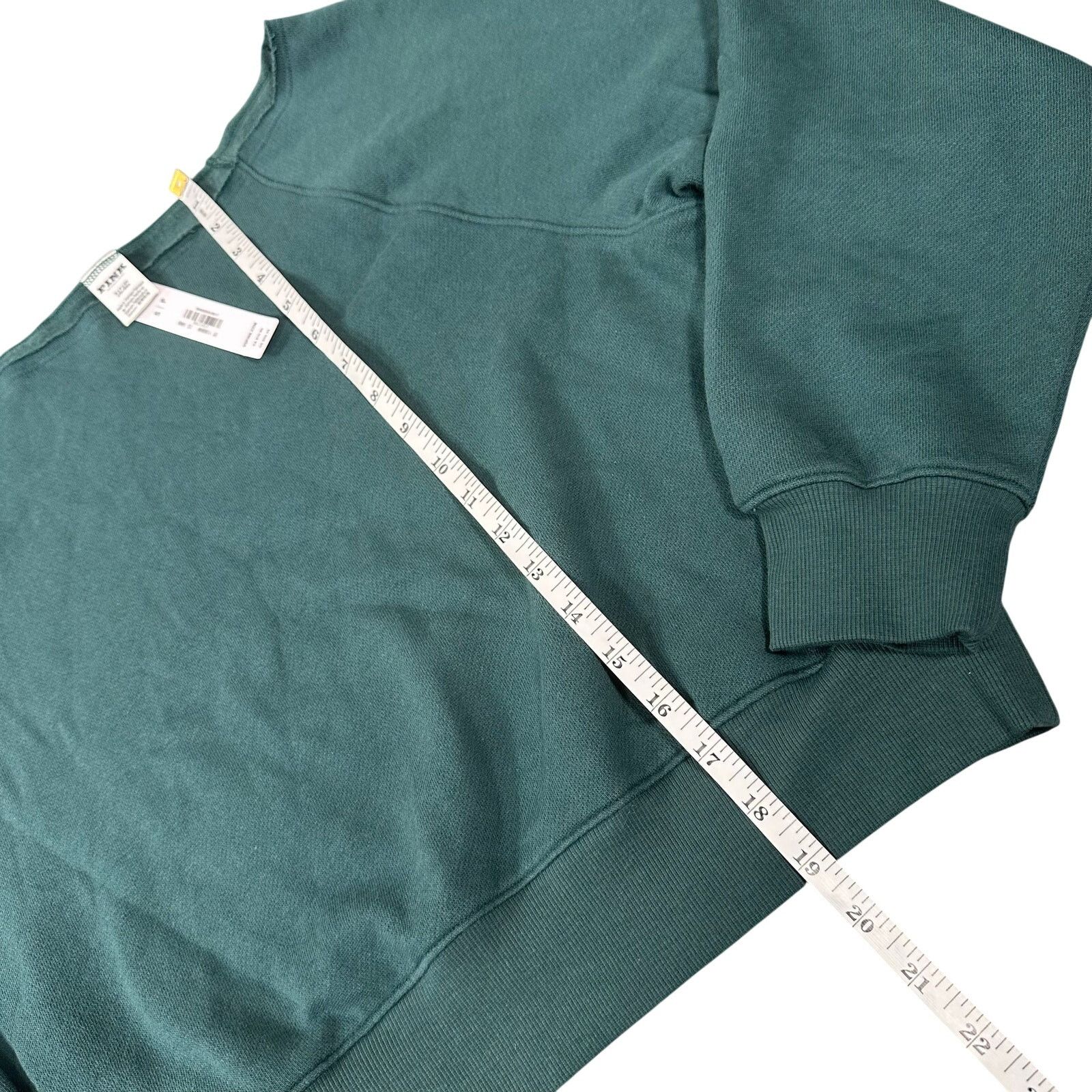 Pink Victoria's Secret Pink Boatneck Green Sweatshirt Size S Size S / US 4 / IT 40 - 4 Thumbnail