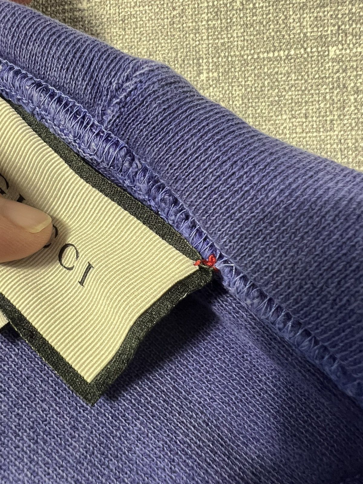 Gucci Gucci Blue Washed Effect Knit Interlocking GG Print Hoodie Size US M / EU 48-50 / 2 - 20 Thumbnail
