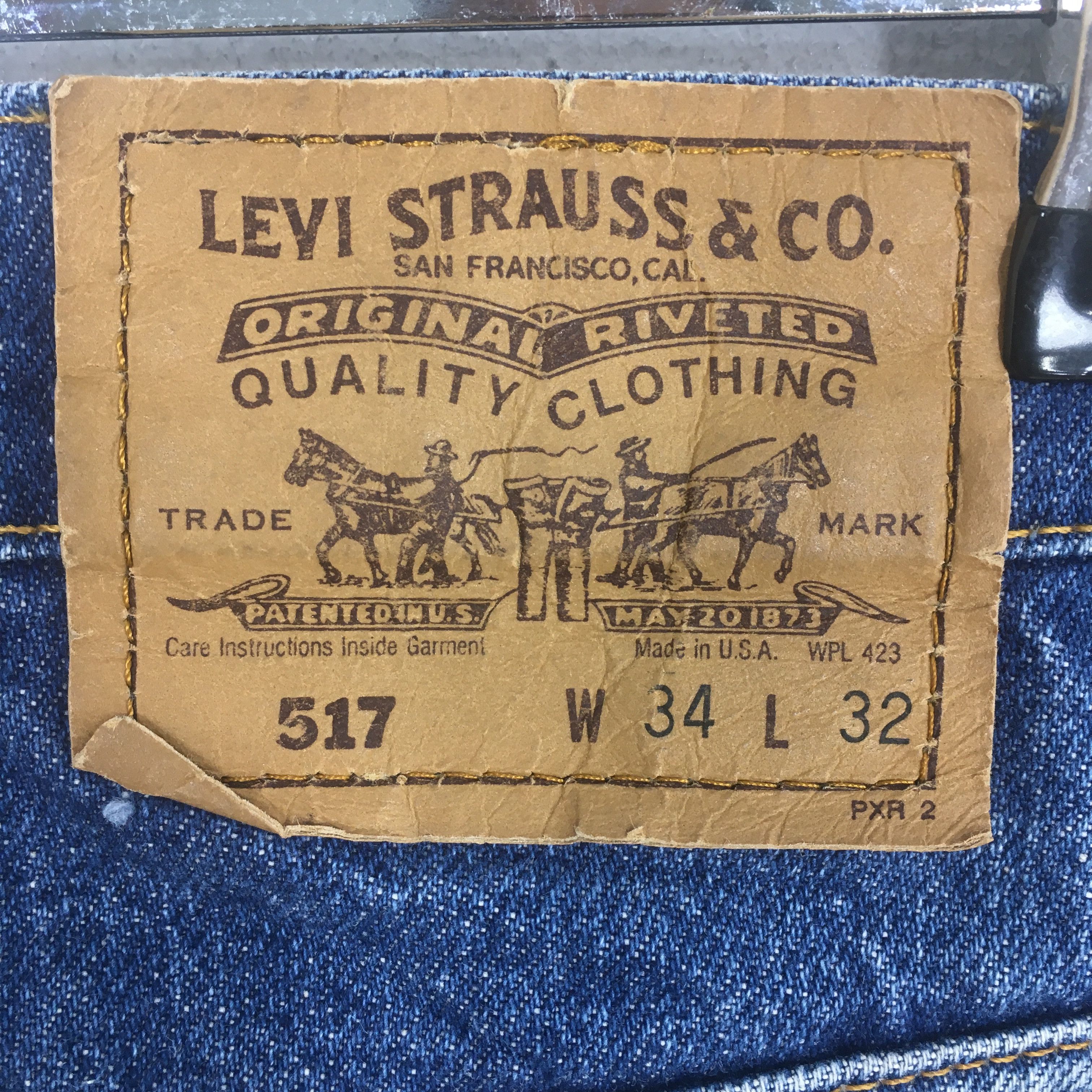 Levi's Size 33x29.5 Vintage 80s Levi's 517 Flared Jeans S2001 Size US 33 - 12 Thumbnail