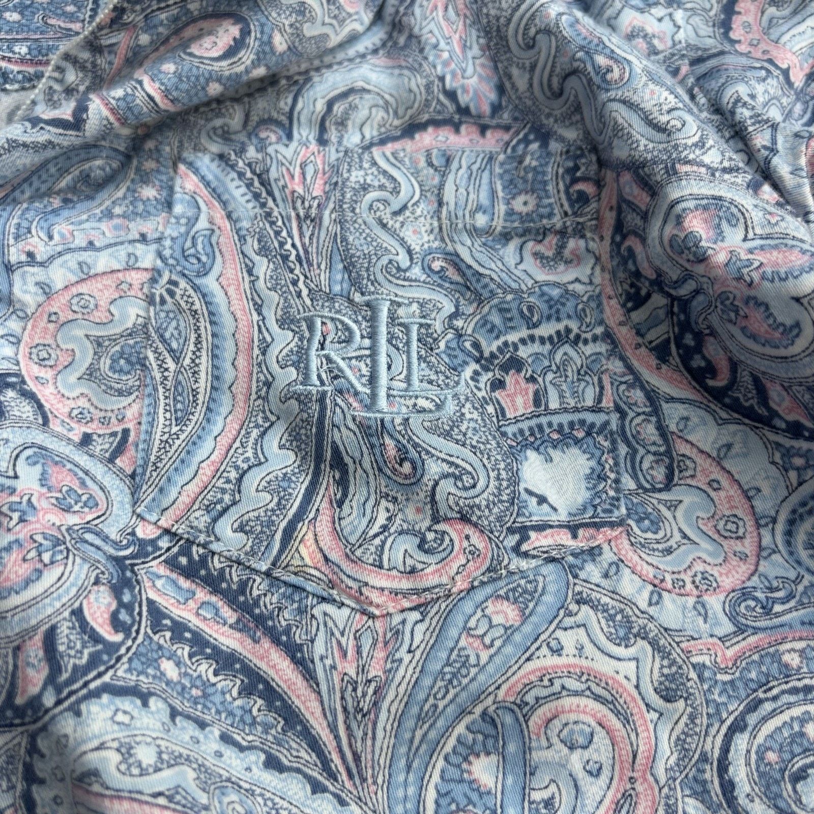 Lauren Ralph Lauren Lauren Ralph Lauren Women's Pajama Set PS Paisley Button Size 30" / US 8 / IT 44 - 9 Thumbnail