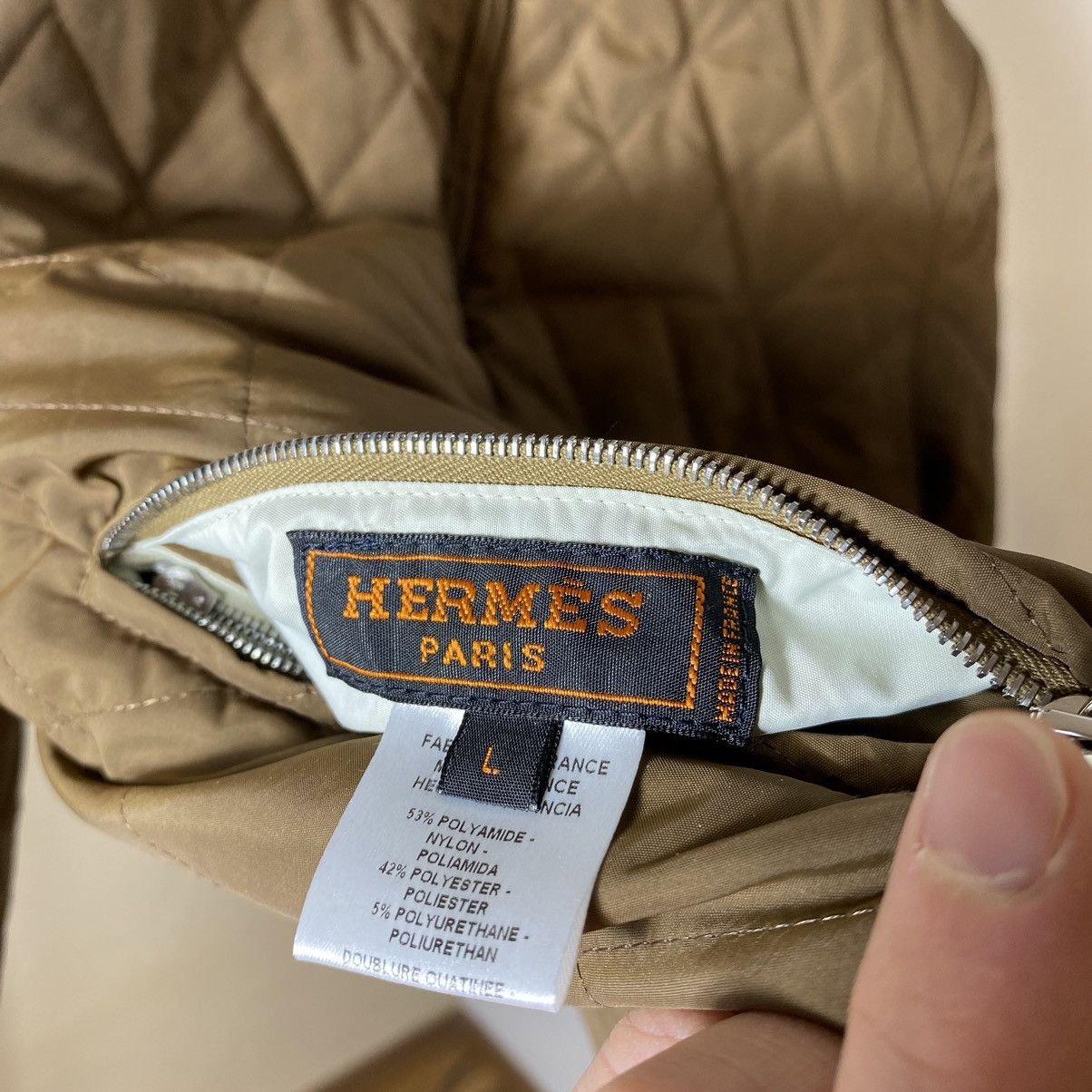 Hermes Reversible quilted Jacket Hermes women’s Size M / US 6-8 / IT 42-44 - 9 Thumbnail