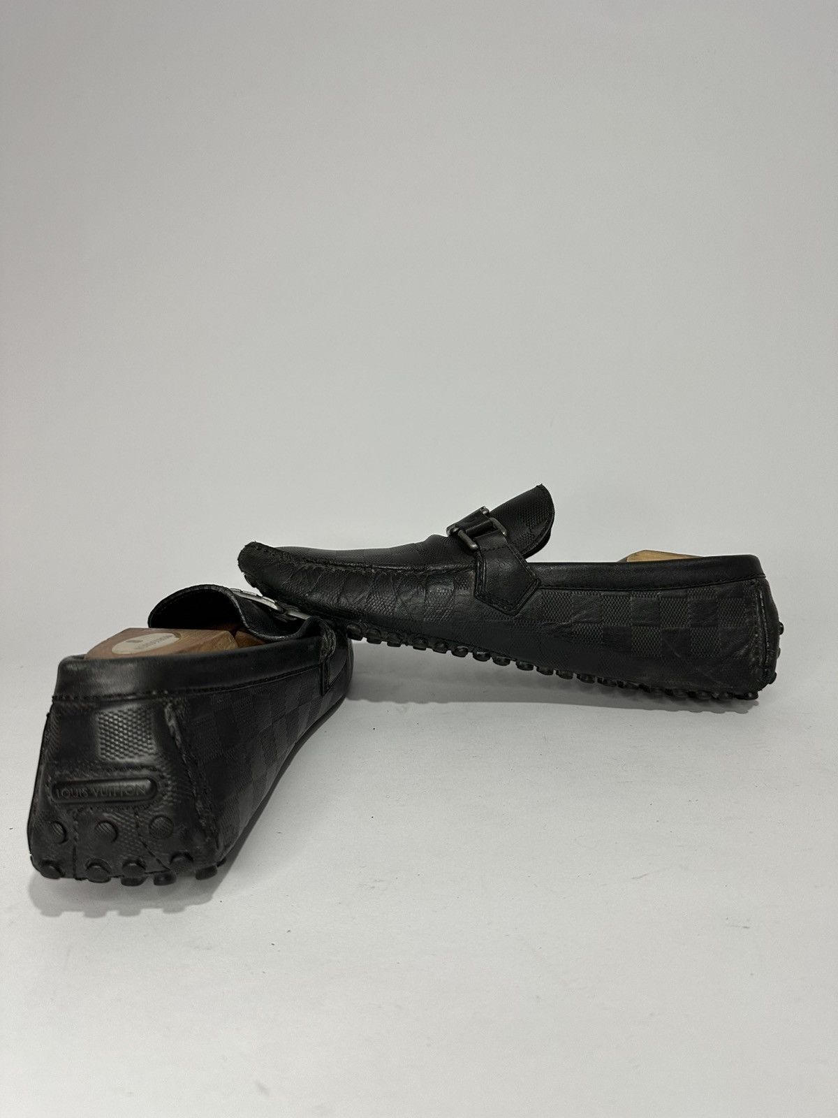 Louis Vuitton Louis Vuitton Montecarlo Damier Lv Logo Horsebit Loafers. Size US 8 / EU 41 - 5 Thumbnail