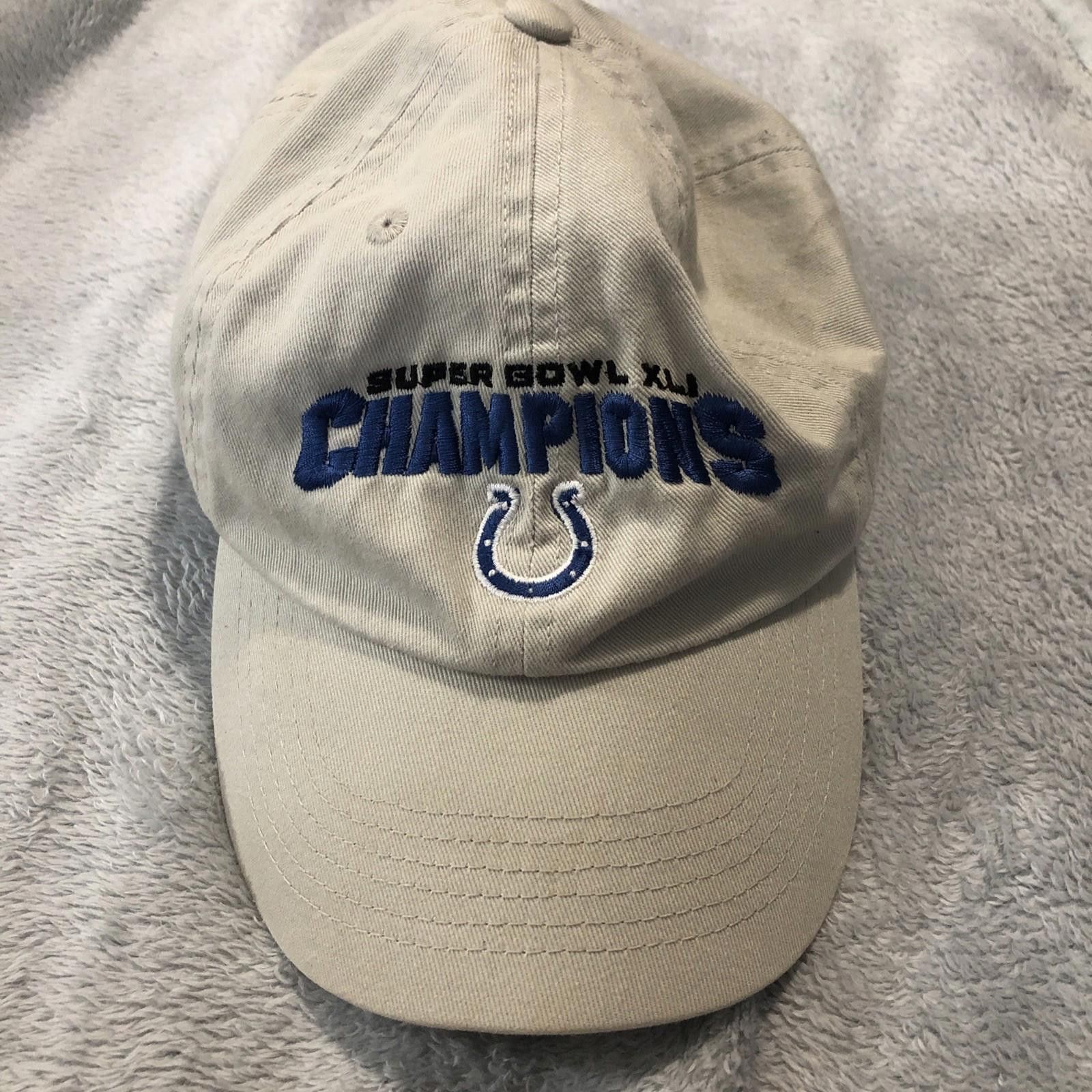 Camel Super Bowl XLI Champions Indianapolis Colts Hat Cameo Size ONE SIZE - 1 Thumbnail