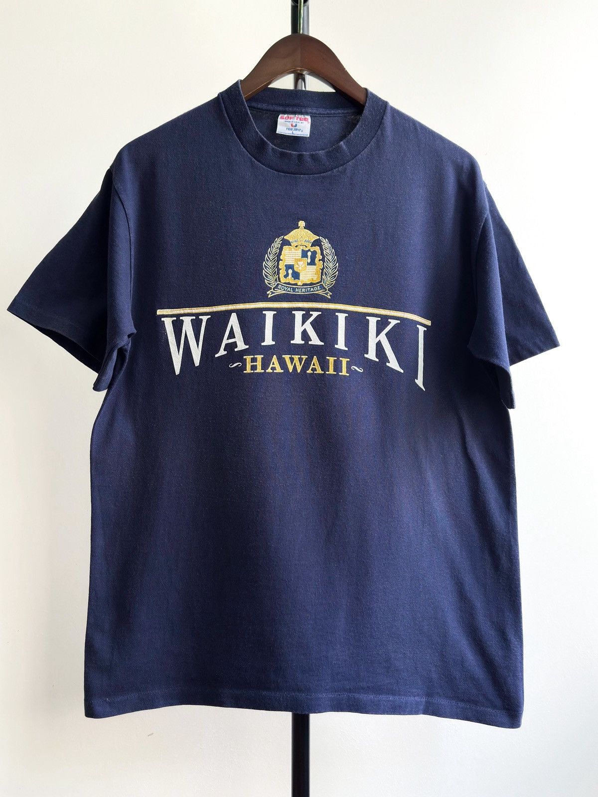 Vintage 90s Walkiki Hawaii USA Hawaiian Tee Single Stitch