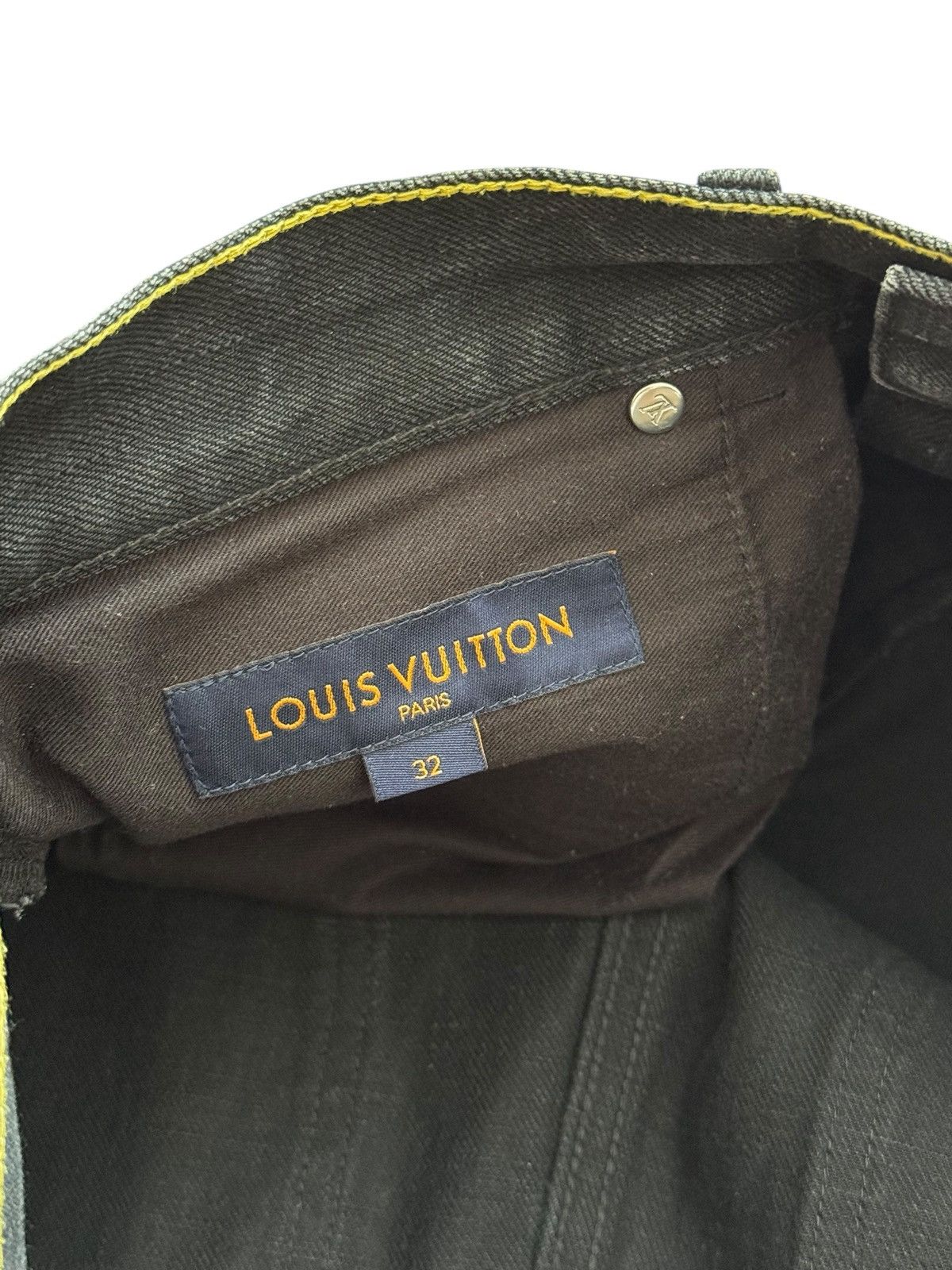 Louis Vuitton Virgil Era Japanese Black Denim Pants Size US 32 / EU 48 - 6 Thumbnail