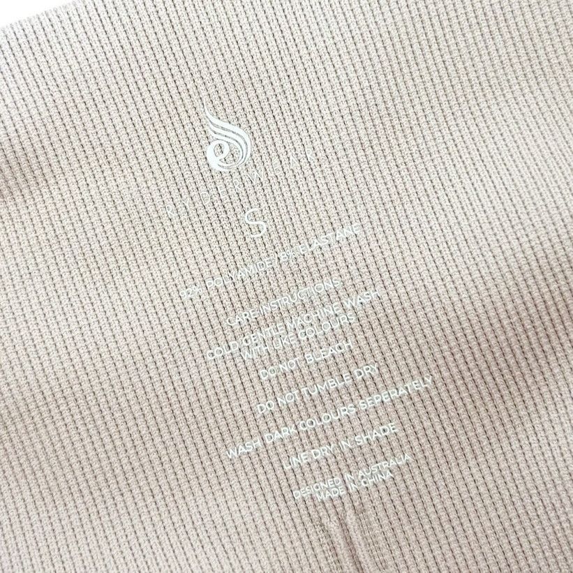 Other Ryderwear Tan Scrunch Butt Leggings Sz S Size 27" / US 4 / IT 40 - 2 Thumbnail