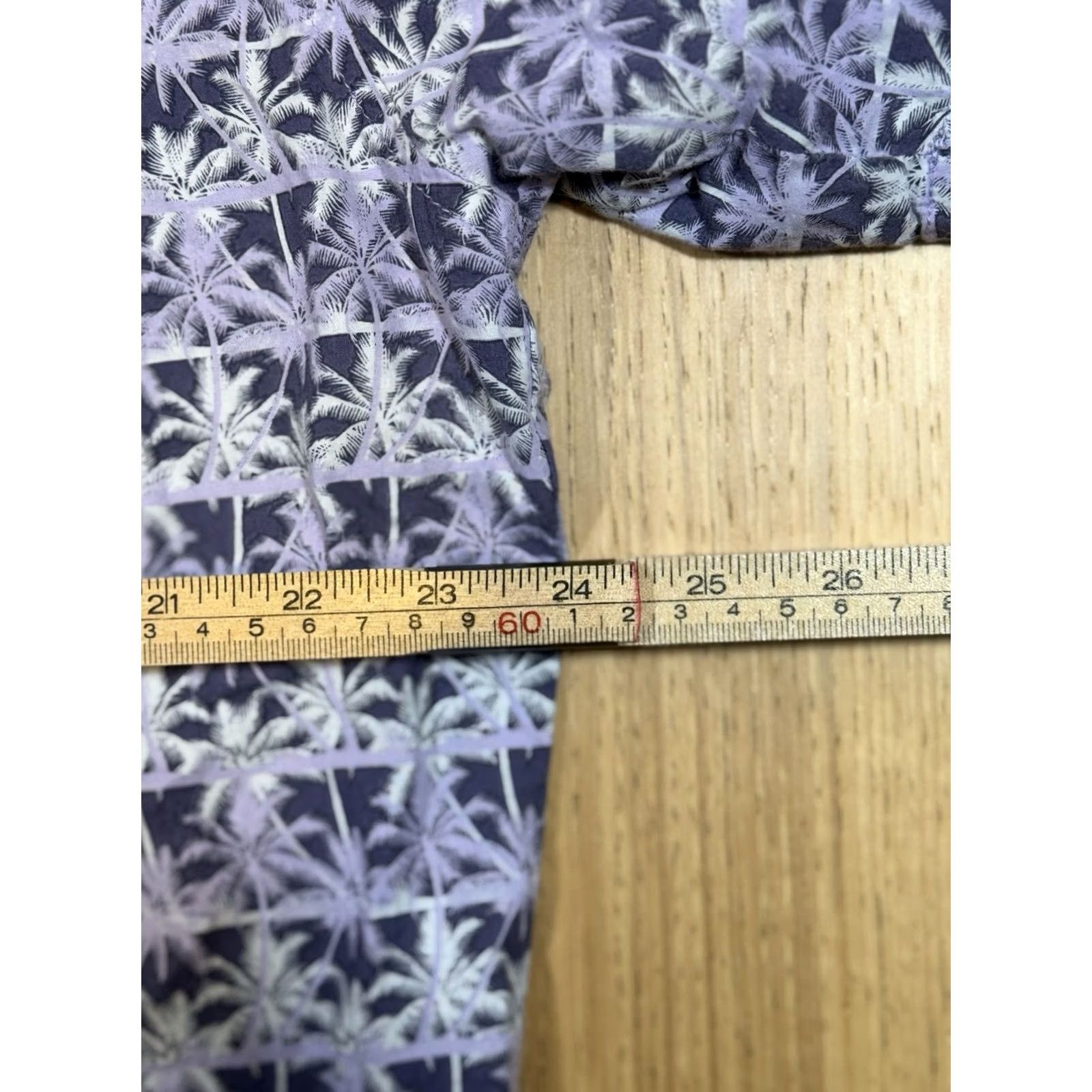 Tori Richard Tori Richard Shirt Mens XL Palm Trees Purple All Over Print Hawaiian USA Made Shirt Size US XL / EU 56 / 4 - 6 Thumbnail
