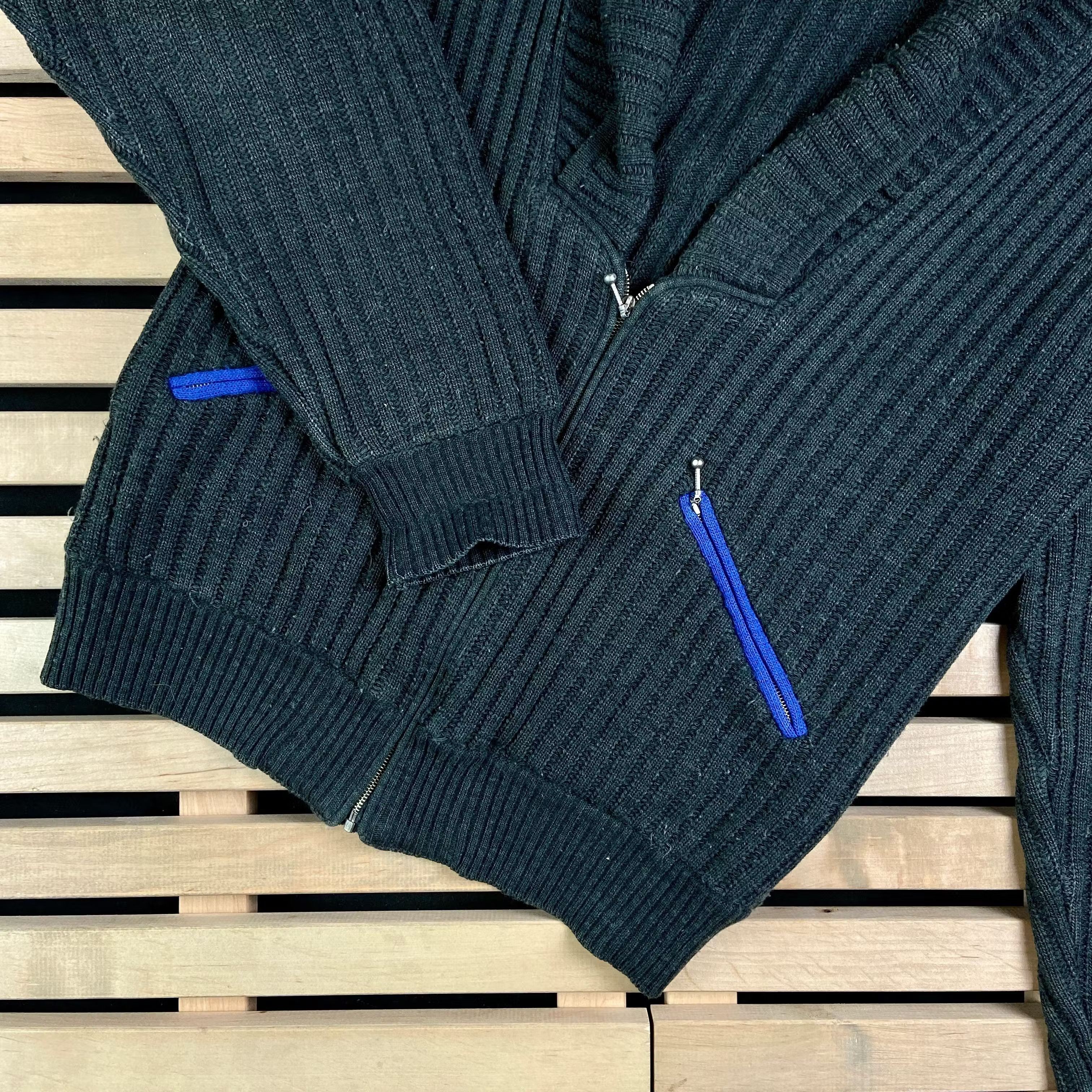 Carlo Colucci × Vintage Mens Sweater Cardigan Carlo Colucci Vintage Size 52 L/XL Size US L / EU 52-54 / 3 - 3 Thumbnail