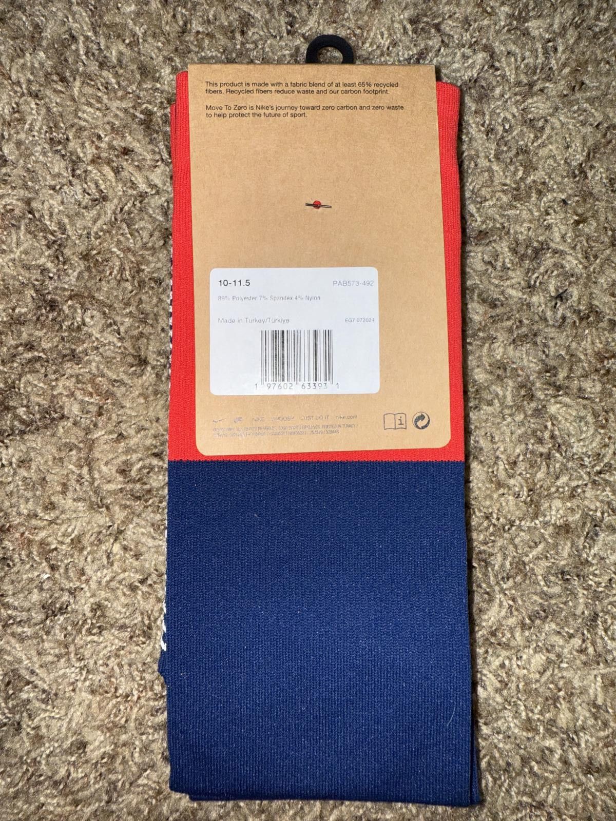 Nike Nike Men’s Norway 2025-2026 Home Vapor Strike Knee-High Socks Sample Size ONE SIZE - 5 Thumbnail