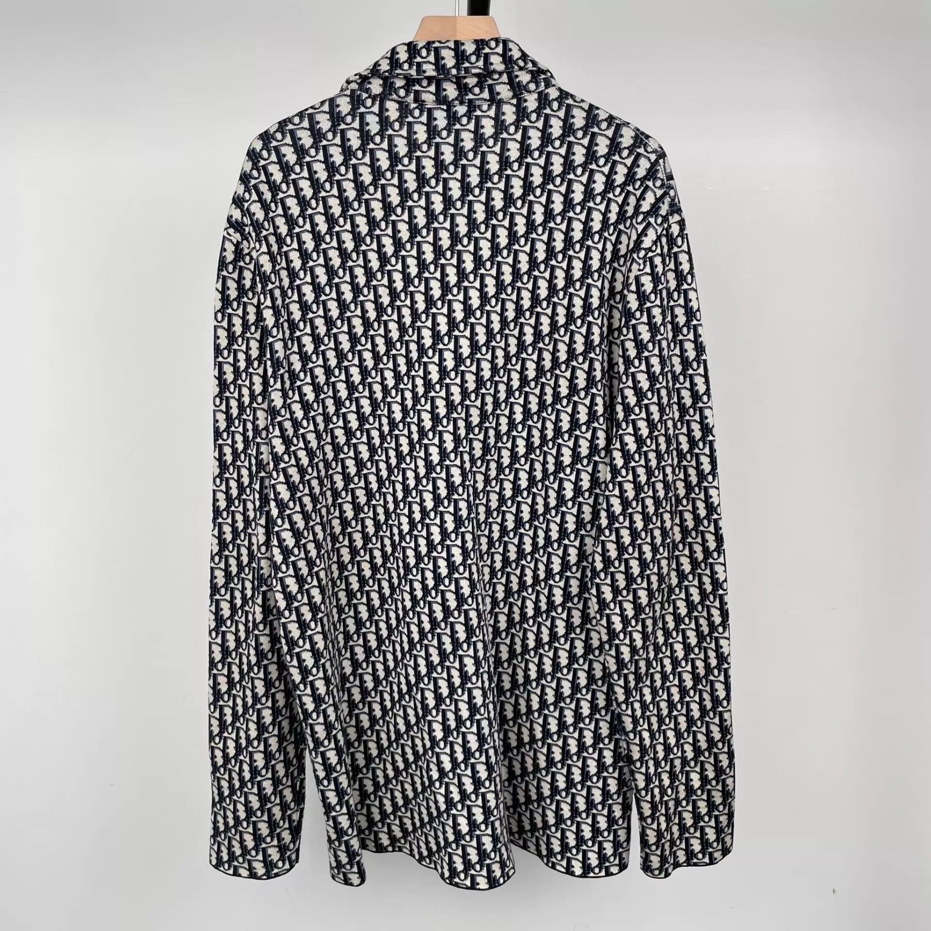 Dior Dior Cotton All-Over Print Gray M Jacket Size US L / EU 52-54 / 3 - 2 Thumbnail