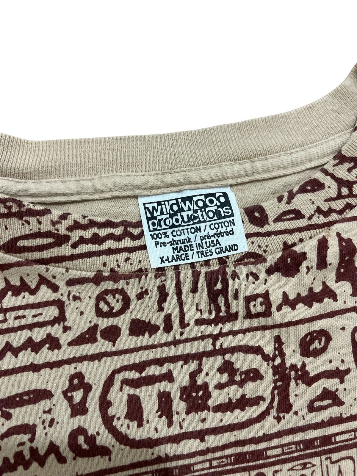 Vintage Vintage Wildwood Productions Egyptian All Over Print Size US XL / EU 56 / 4 - 4 Thumbnail