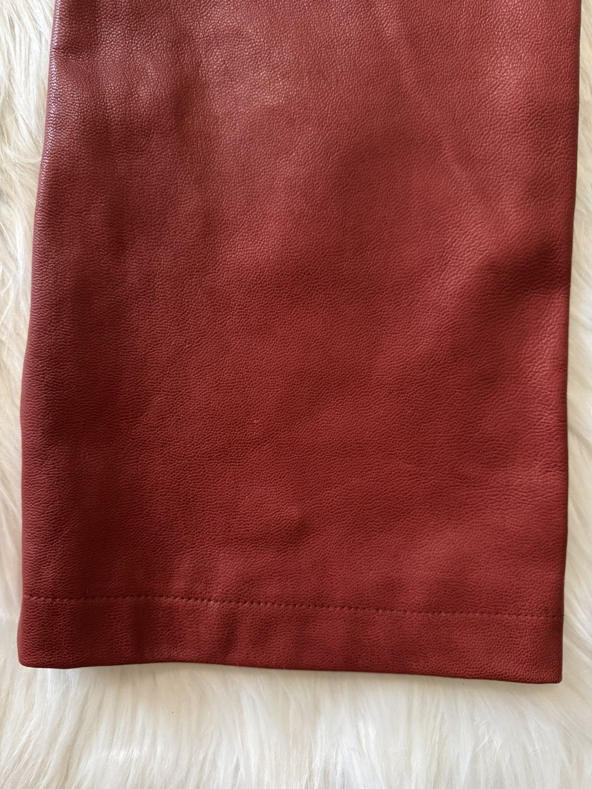 Enfants Riches Deprimes Enfants Riches Deprimes Flare Leather Pants Red 34 Size US 34 / EU 50 - 8 Thumbnail