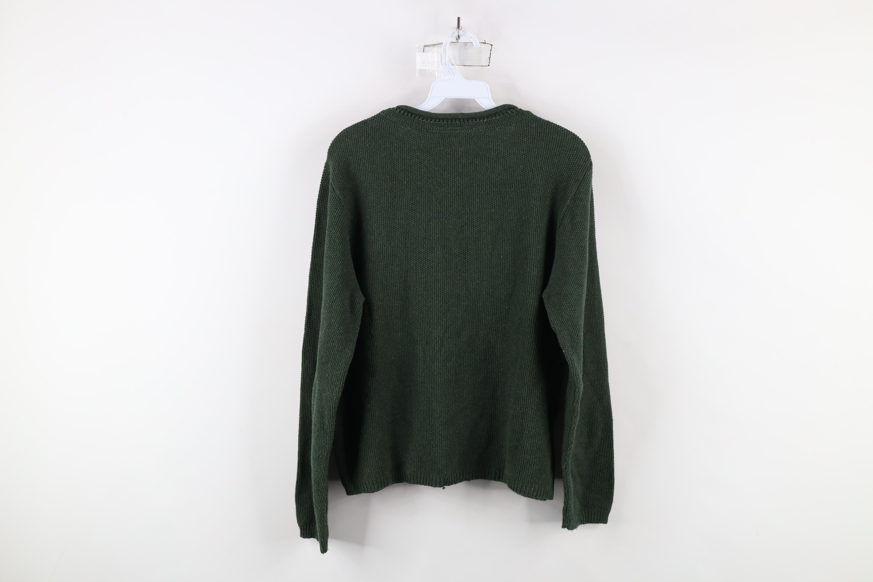 Vintage Vintage 90s Streetwear Blank Thermal Marled Knit Sweater USA Size M / US 6-8 / IT 42-44 - 7 Thumbnail