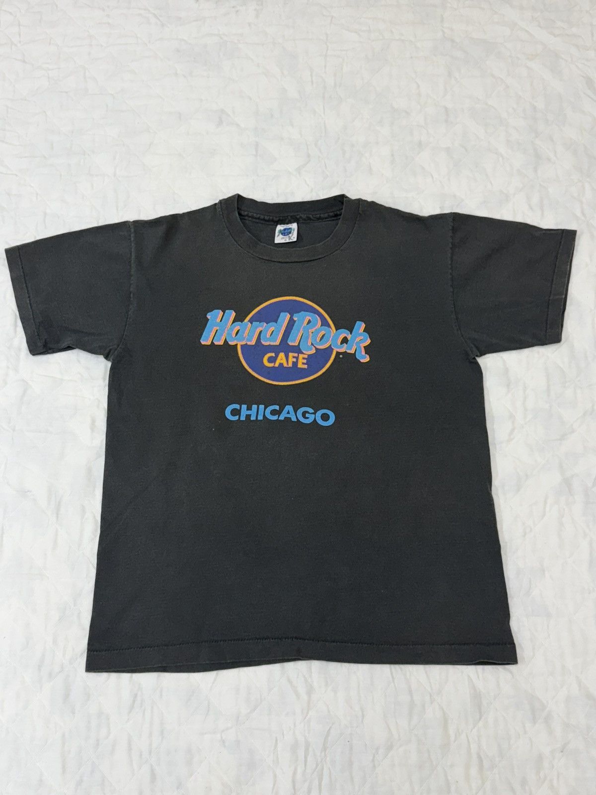 Hard Rock Cafe Vintage 1990s Hard Rock Cafe Chicago black t-shirt Size US L / EU 52-54 / 3 - 1 Thumbnail
