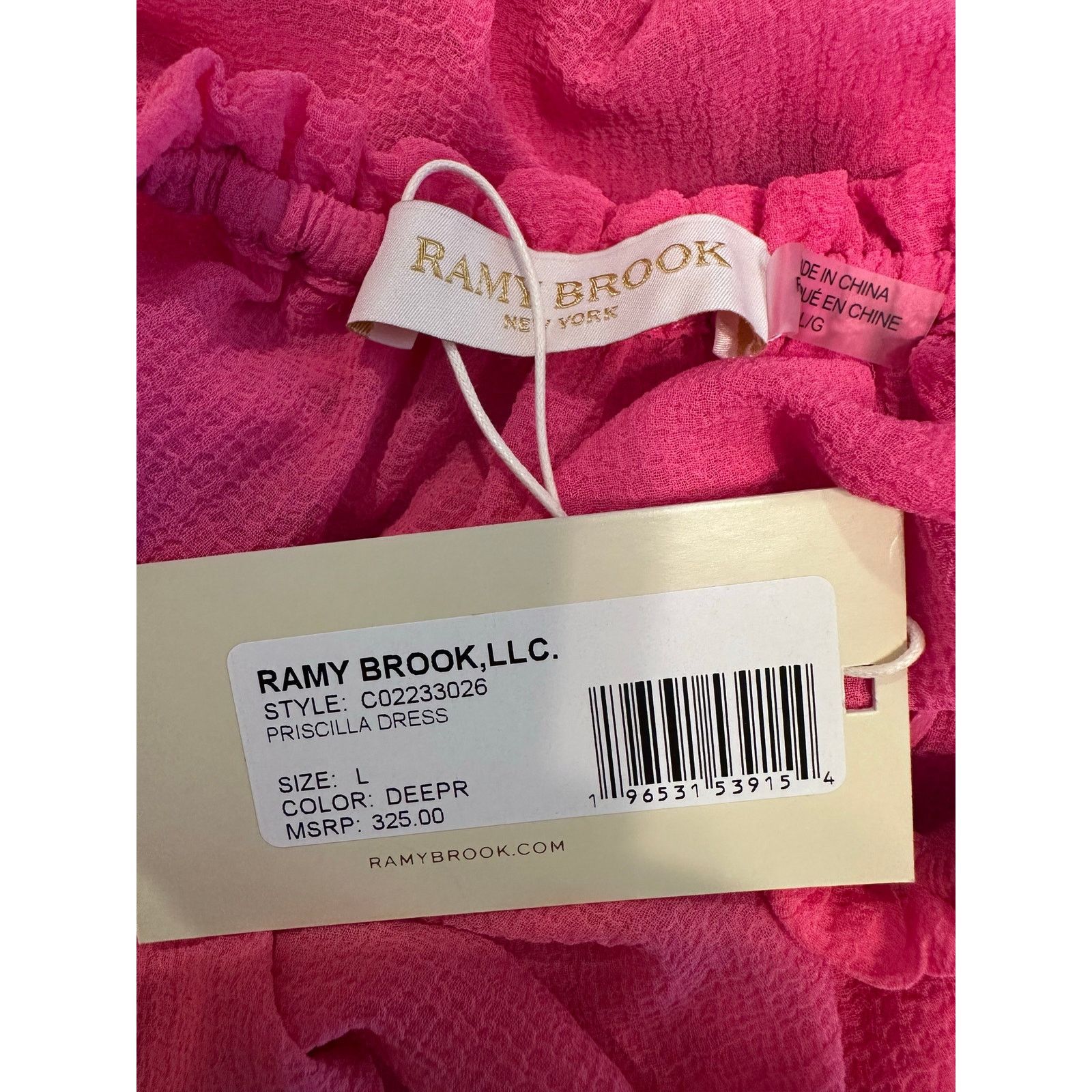 Ramy Brook Ramy Brook Priscilla Sleeveless Halter Tassels Dress Pink L Size L / US 10 / IT 46 - 16 Thumbnail