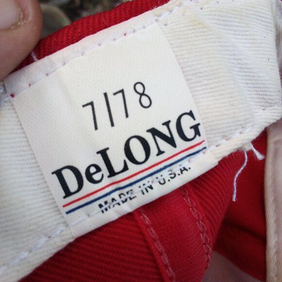 Delong × Vintage Vintage DeLong Atlanta Fitted Hat Cap 7 7/8 Size ONE SIZE - 5 Thumbnail